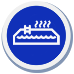 Pool heating icon